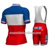 Tenue Maillot + Cuissard à Bretelles 2017 FDJ Championnats de France